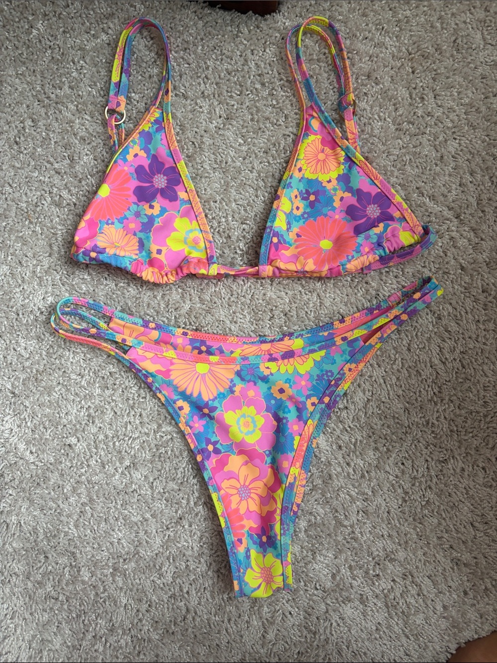Kulani Kini’s neon floral bikini